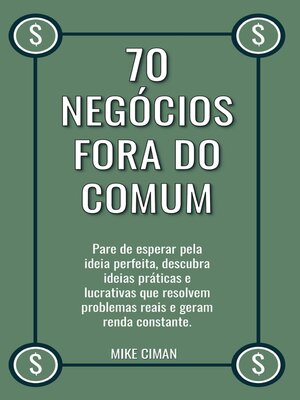 cover image of 70 Negócios Fora do Comum